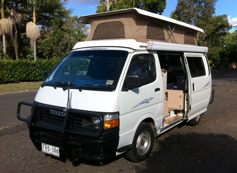 toyota hiace poptop campervan for sale